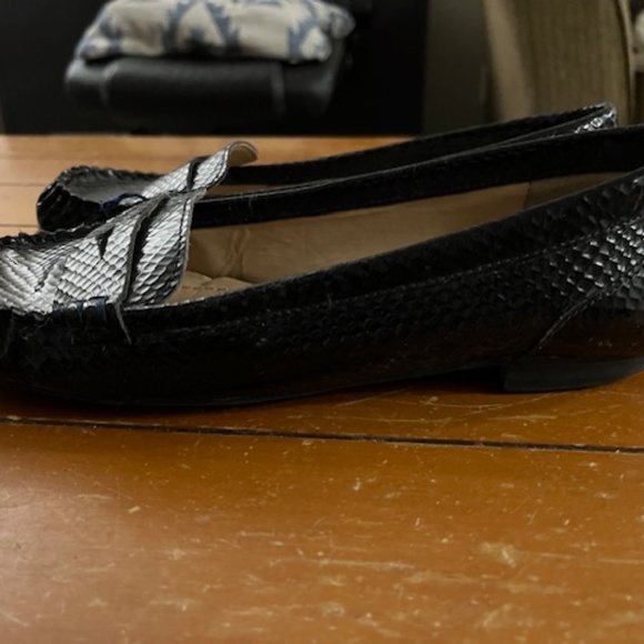 Arturo Chiang Black Loafers size 10 - Picture 1 of 2